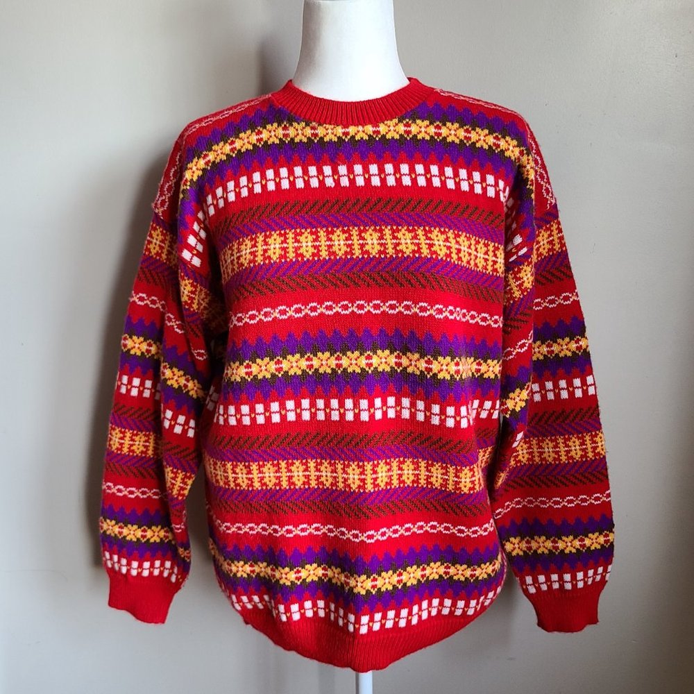 Vintage Pierre Cardin Red sweater